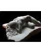 Sculpture en marbre ----35 x 13 x 15 cm. 'Nymphe.'